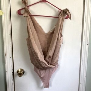 Pant store Satin Bodysuit Small